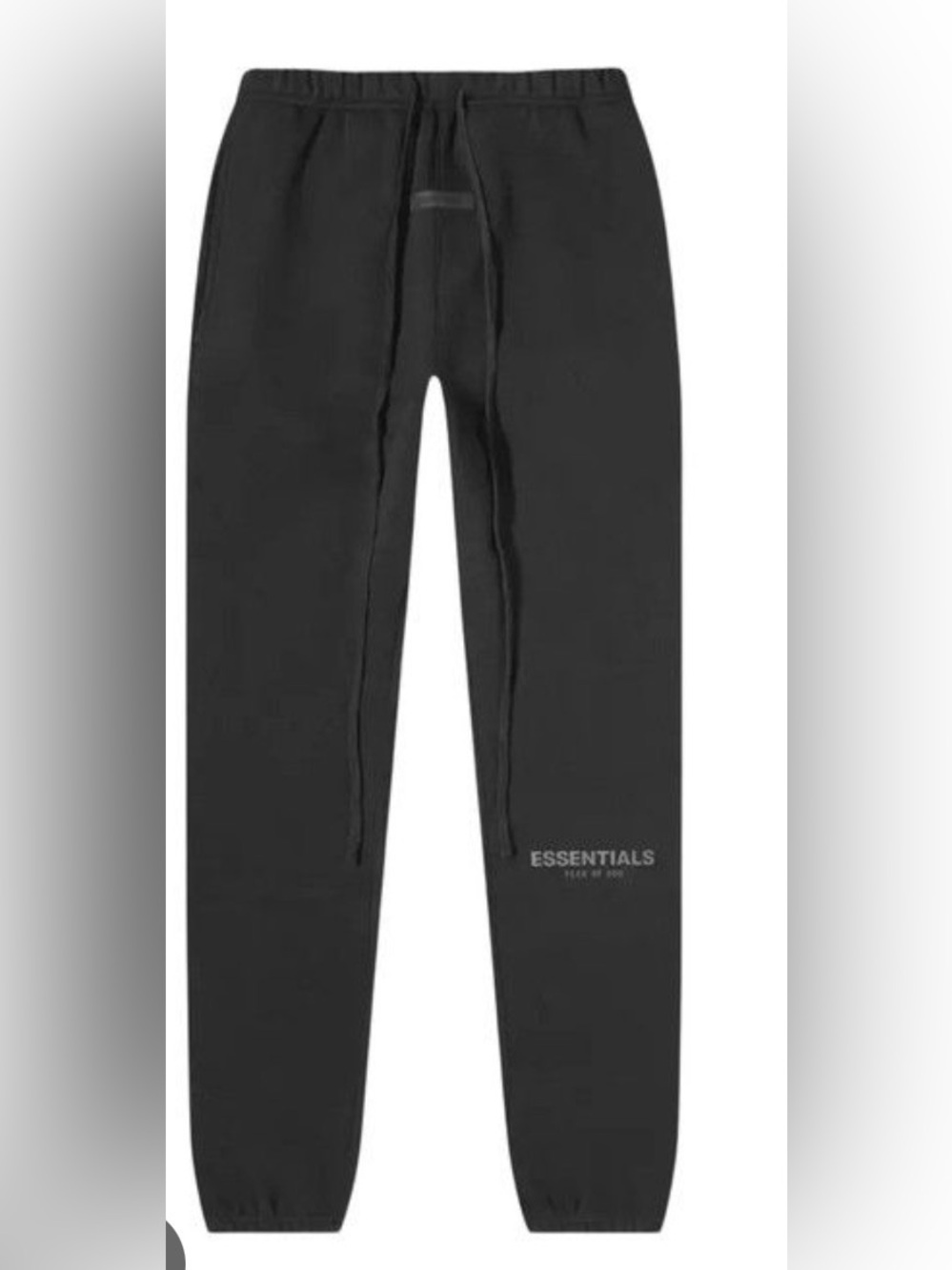 Essentials Fear Of God Black Logo Joggers Size Small